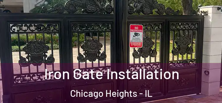 Iron Gate Installation Chicago Heights - IL
